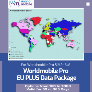 Worldmobile PRO eSIM with Morocco Data Package