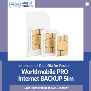 WorldMobile PRO BACKUP INTERNET Sim Card