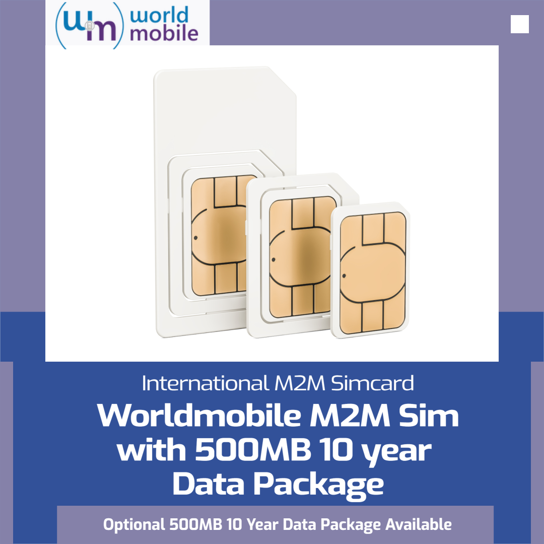 M2M SIM CARD with 500MB 10-year data in 73 countries