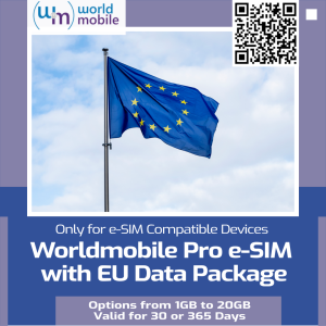 Worldmobile PRO EU ESIM with Data Packages