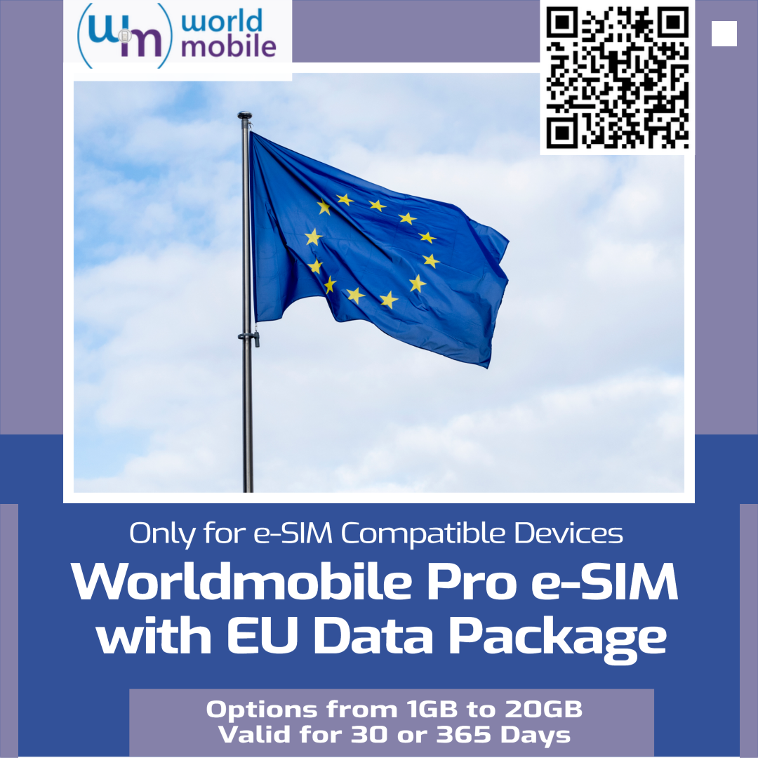 Worldmobile PRO EU ESIM with Data Packages