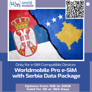 Worldmobile PRO SERBIA eSIM with Data Packages