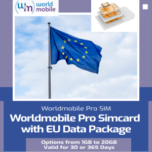 Worldmobile PRO EU SIM Card with Data Packages